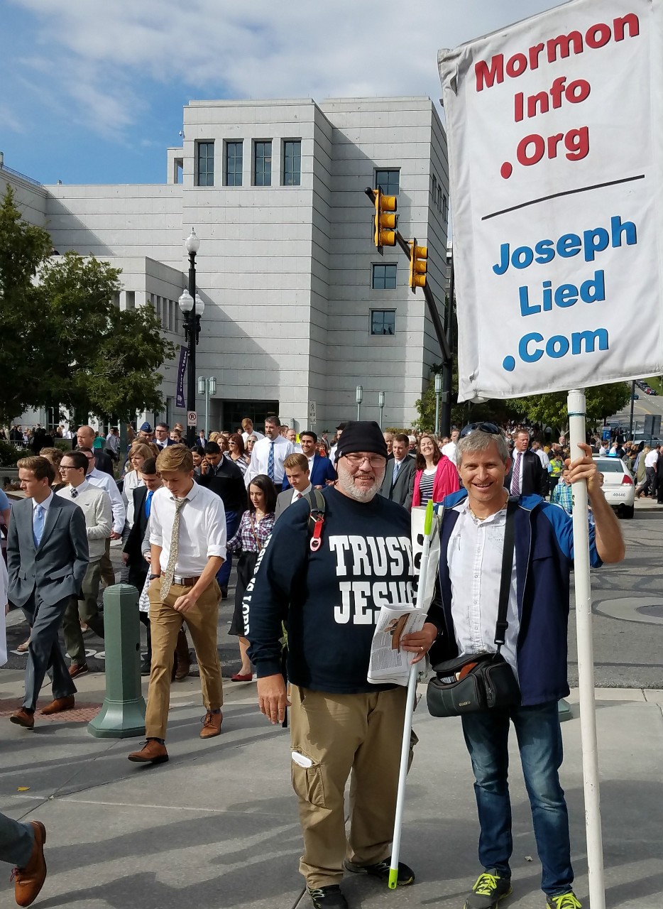 Kevin and Rob at October 2017 LDS General Conference